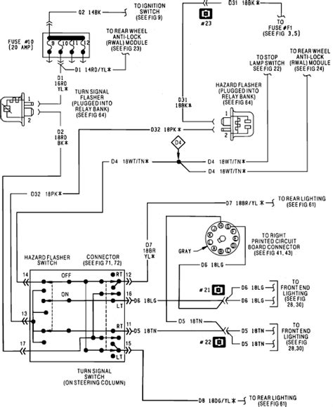 1993 dodge dakota ignition wiring diagram 